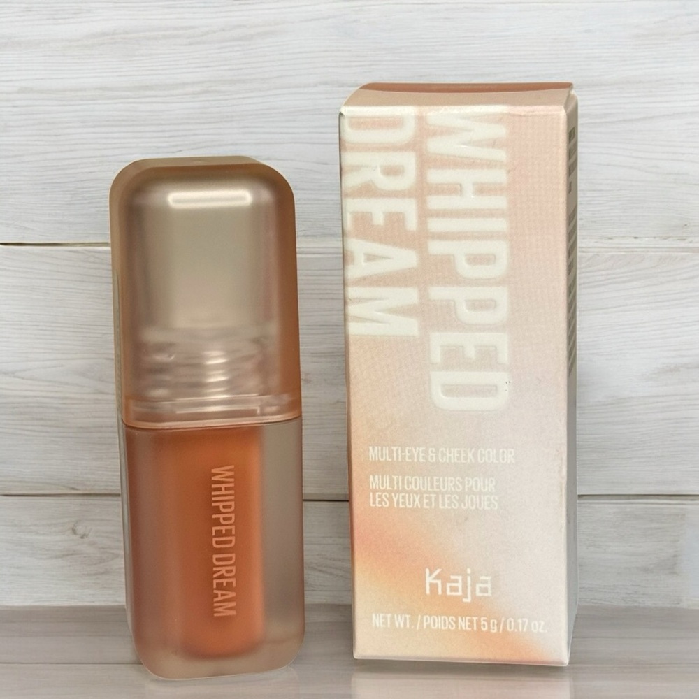 Kaja Whipped Dream Liquid 2-in-1 Eyeshadow & Blush | Rose Macaron | NEW